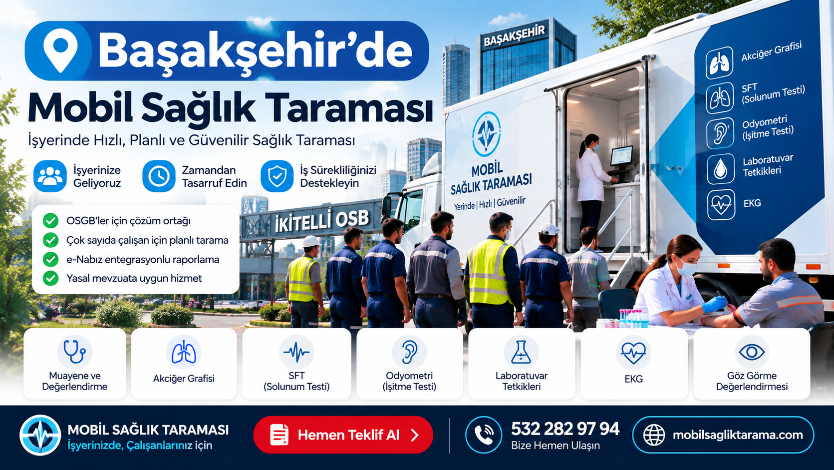 Başakşehir mobil sağlık taraması