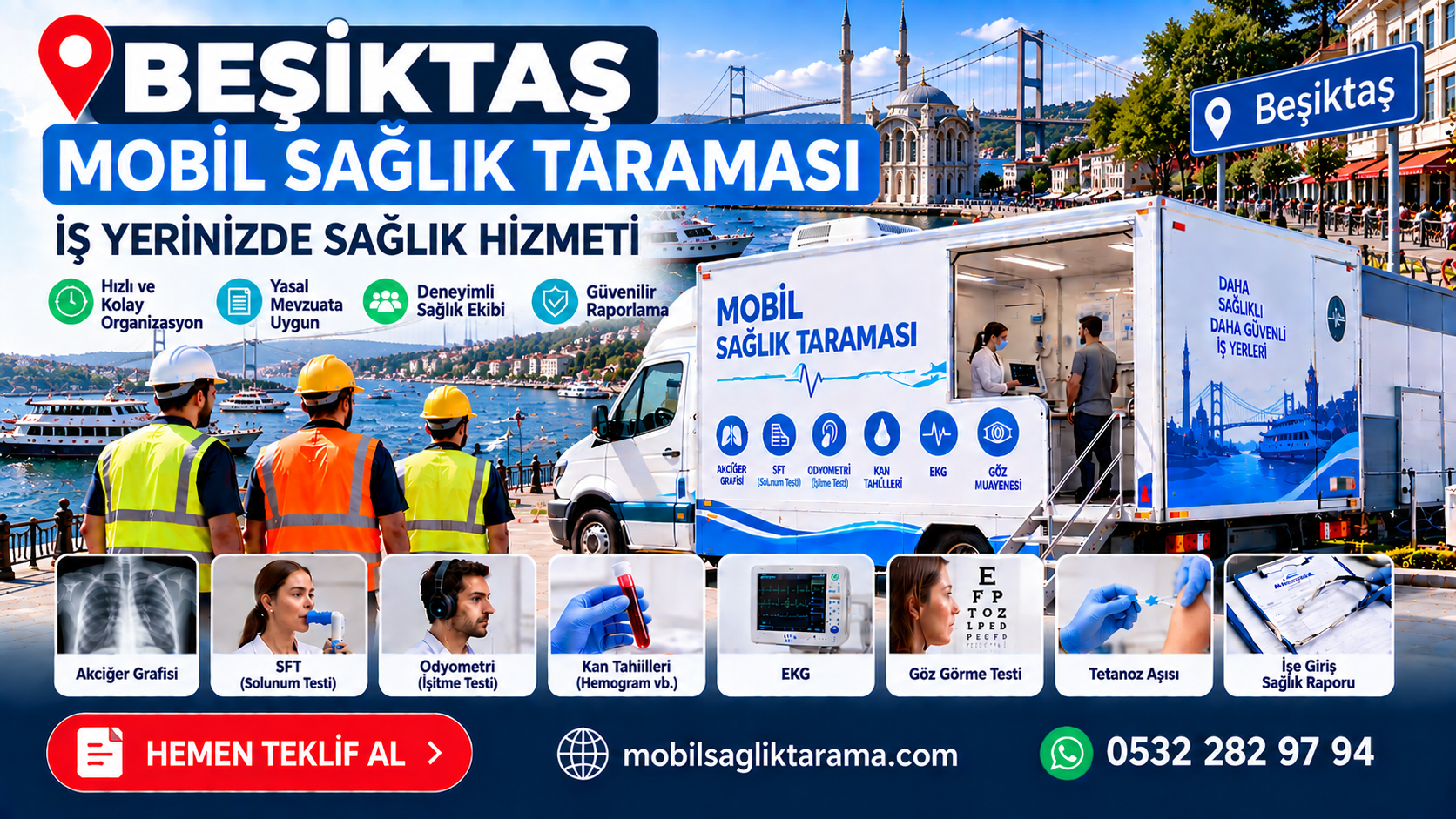 Beşiktaş Mobil Sağlık Taraması