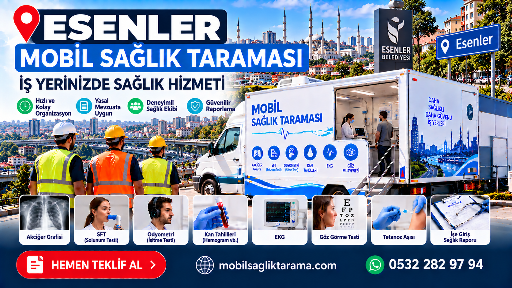 Esenler Mobil Sağlık Taraması