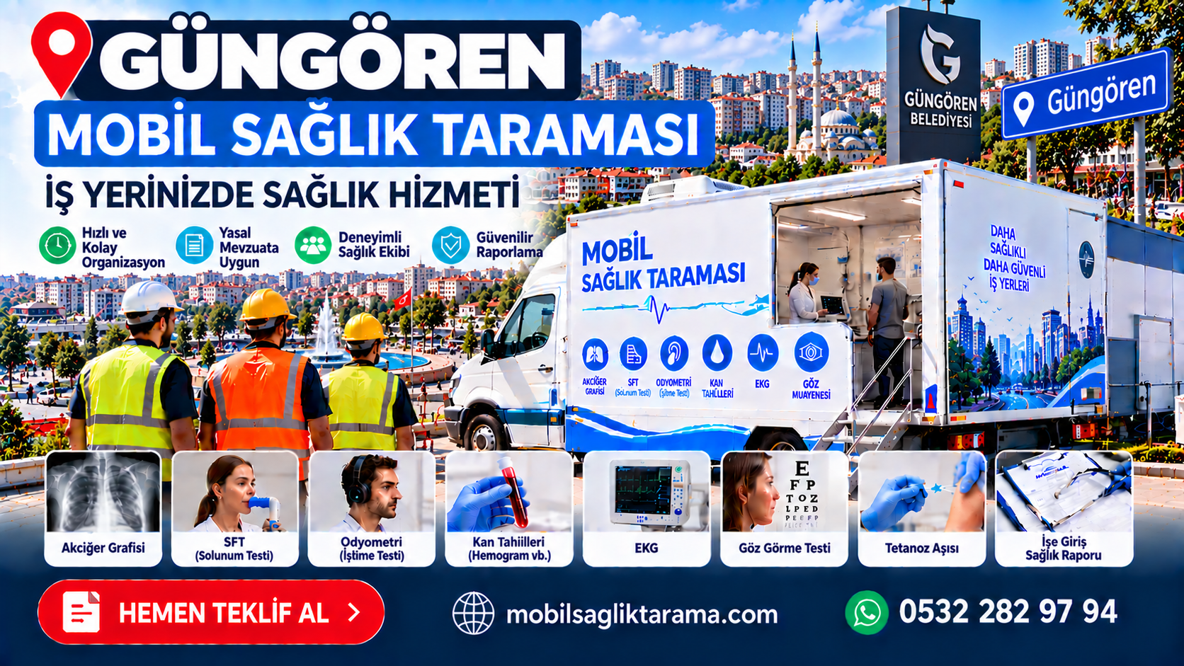 Güngören mobil sağlık taraması
