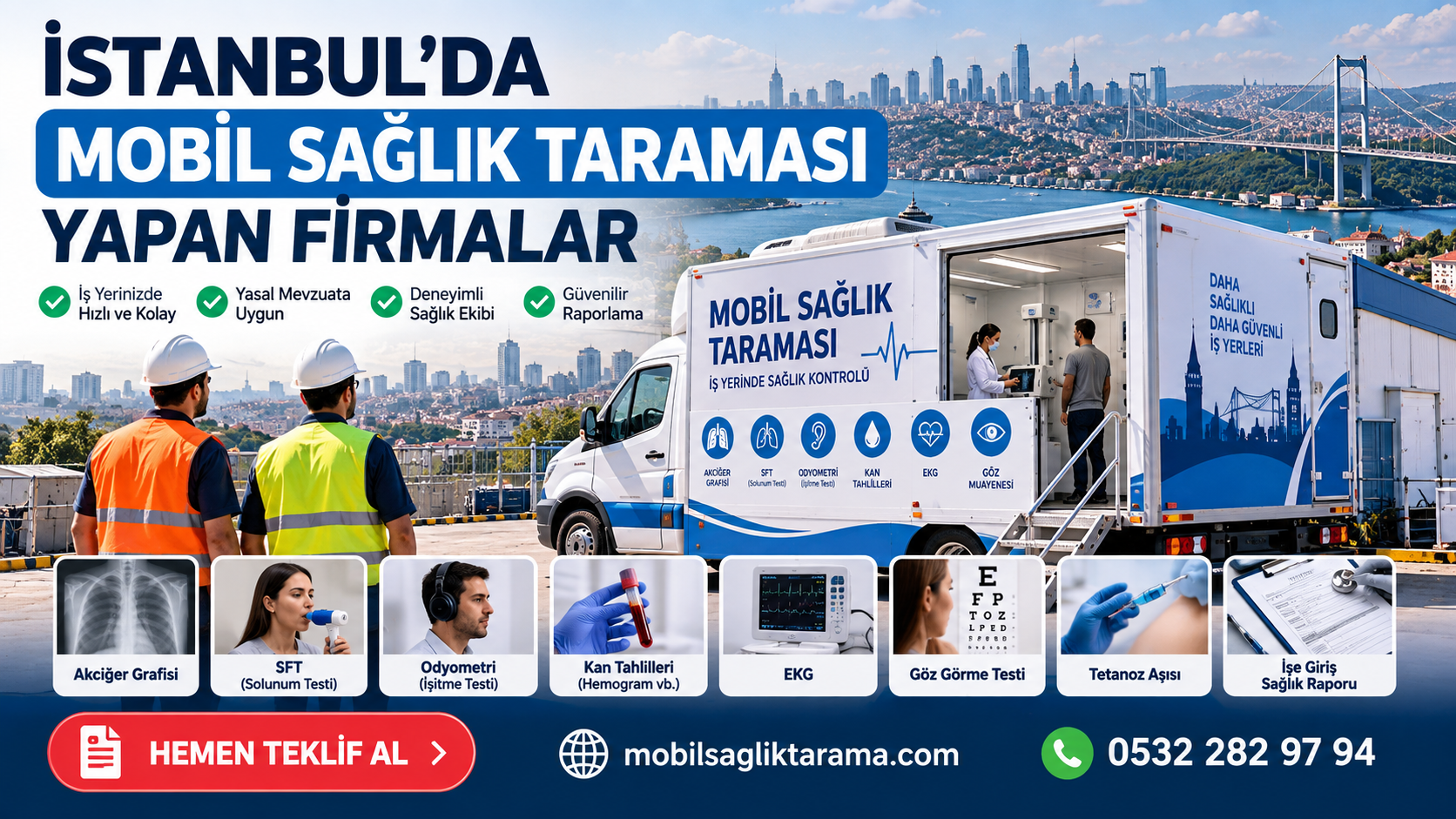 İstanbul mobil sağlık taraması yapan firmalar