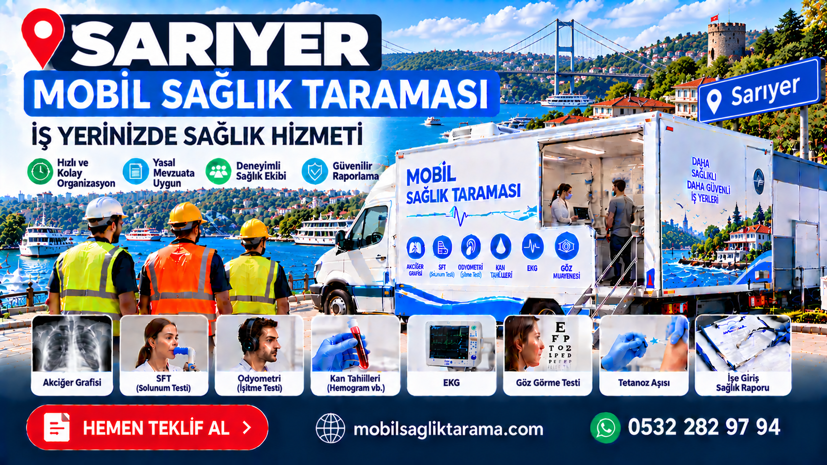 Sarıyer Mobil Sağlık Taraması