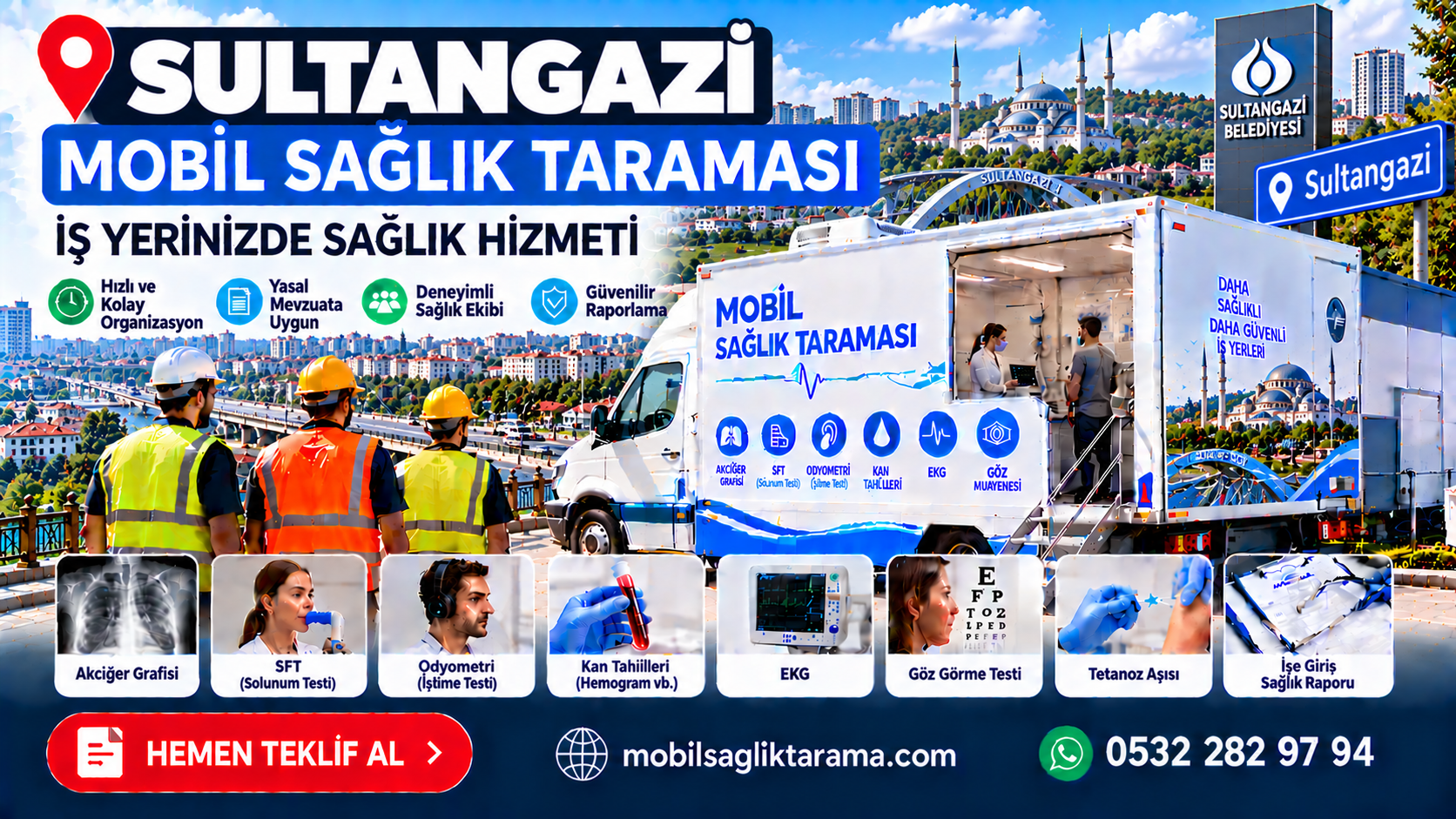 Sultangazi Mobil Sağlık Taraması