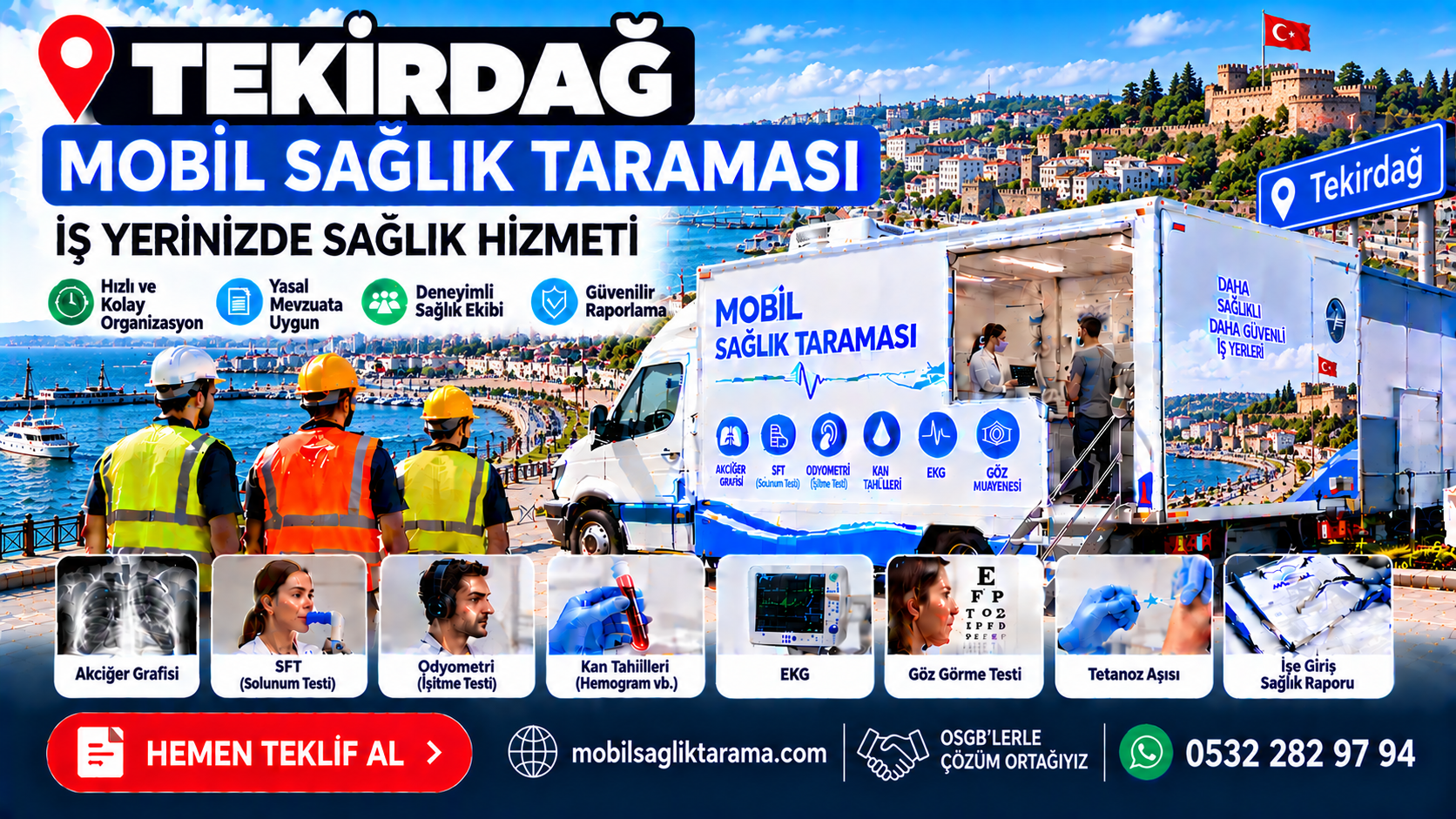 Tekirdağ Mobil Sağlık Taraması