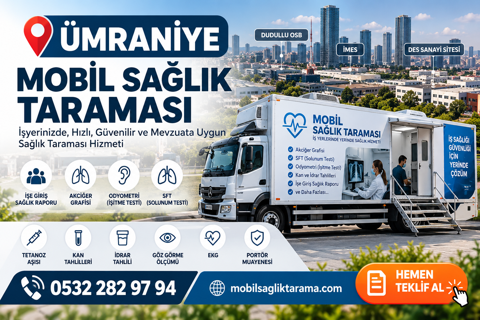 Ümraniye Mobil Sağlık Taraması