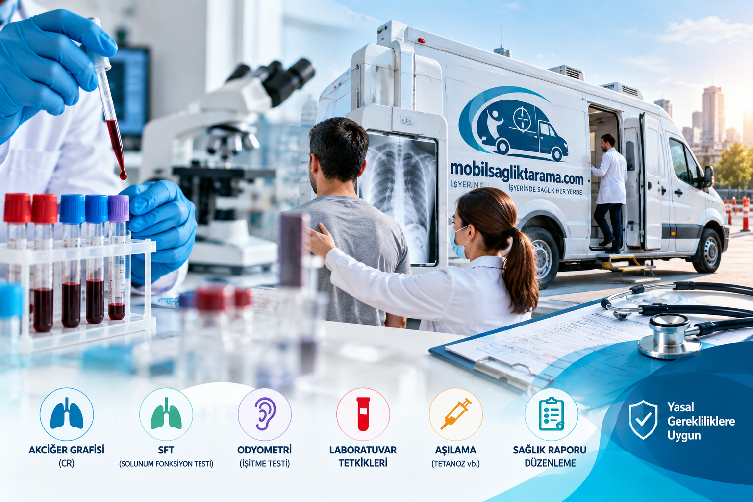 iş yerinde laboratuvar tahlilleri
