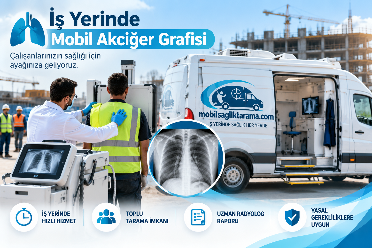 mobil akciğer grafisi