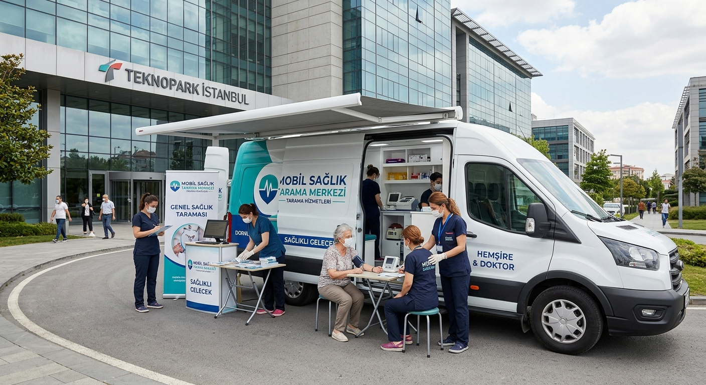 Mobil Sağlık Taraması Hizmet Aracı
