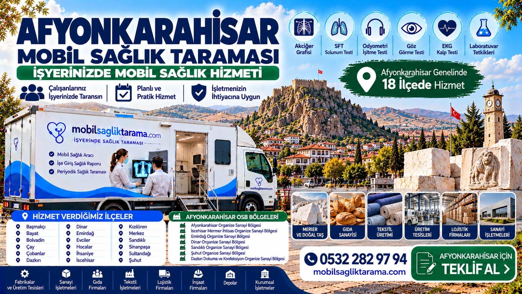 Afyonkarahisar Mobil Sağlık Taraması
