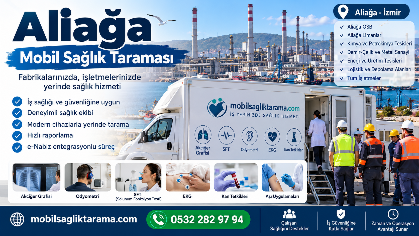 Aliağa mobil sağlık taraması
