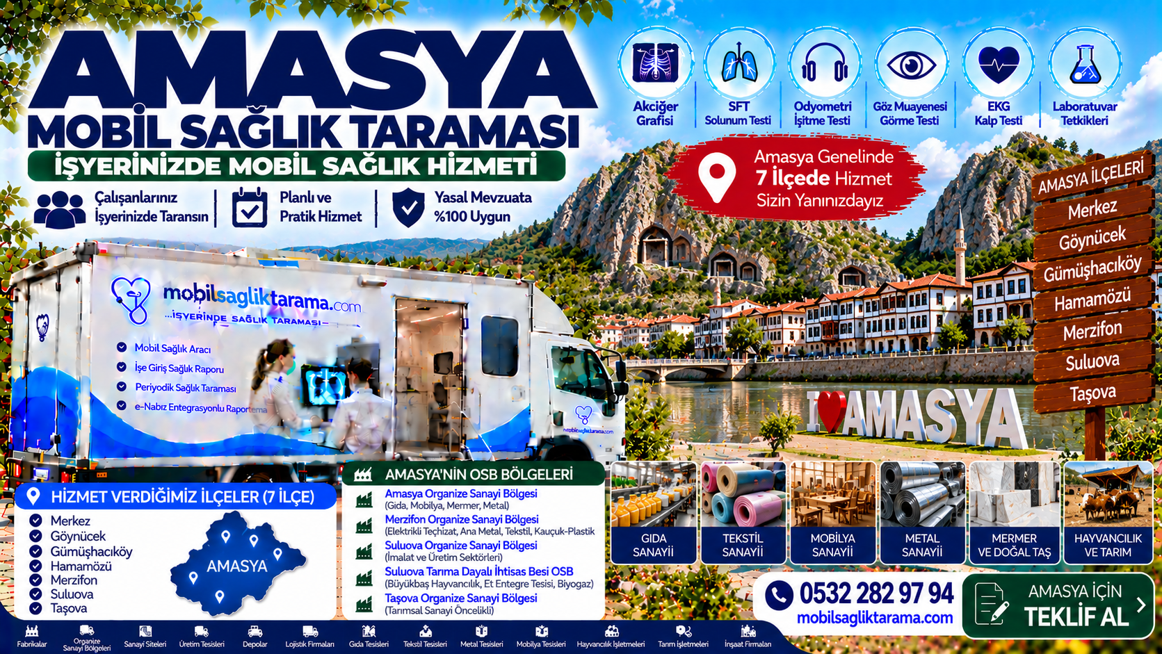 Amasya mobil sağlık taraması