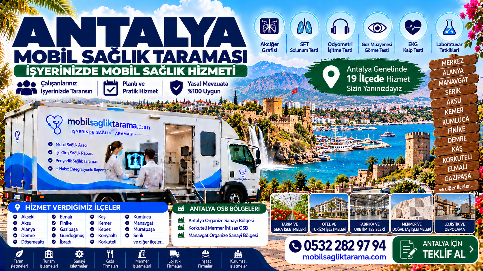Antalya Mobil Sağlık Taraması