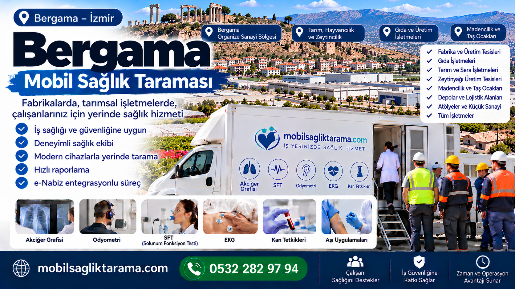 Bergama Mobil Sağlık Taraması