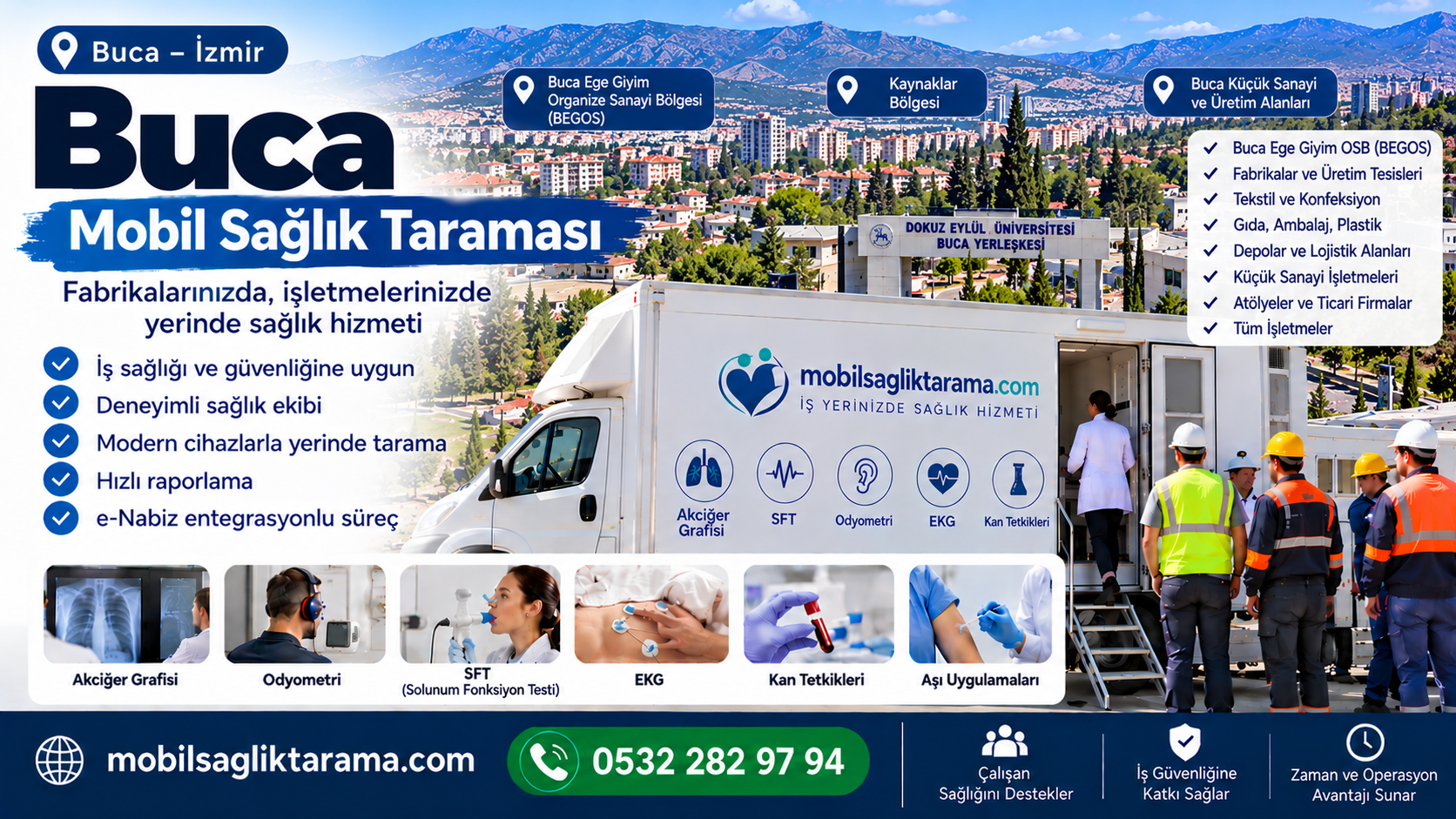 Buca Mobil Sağlık Taraması 