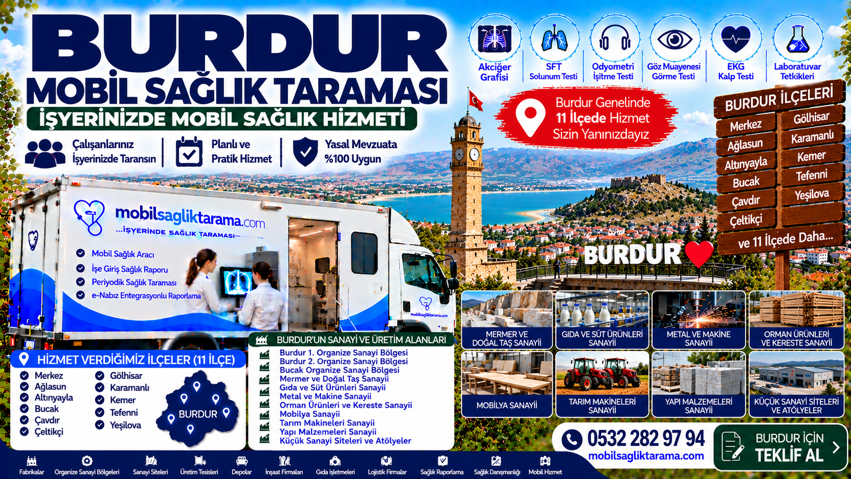 Burdur Mobil Sağlık Taraması