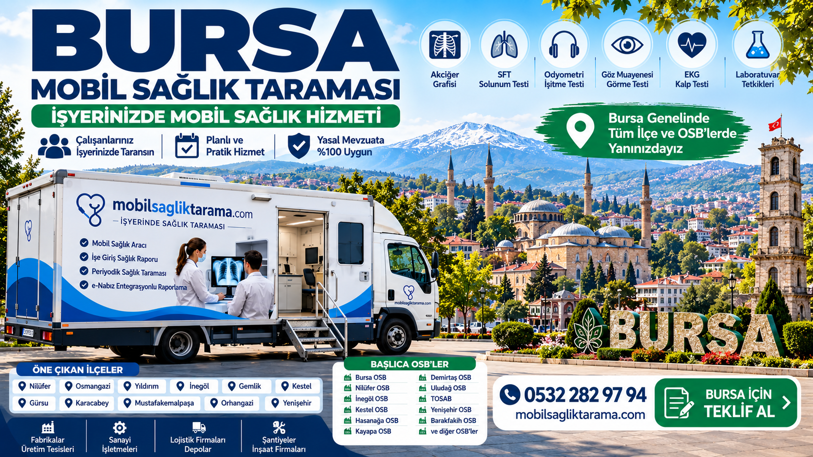 Bursa Mobil Sağlık Taraması