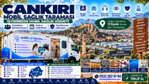 Çankırı mobil sağlık taraması