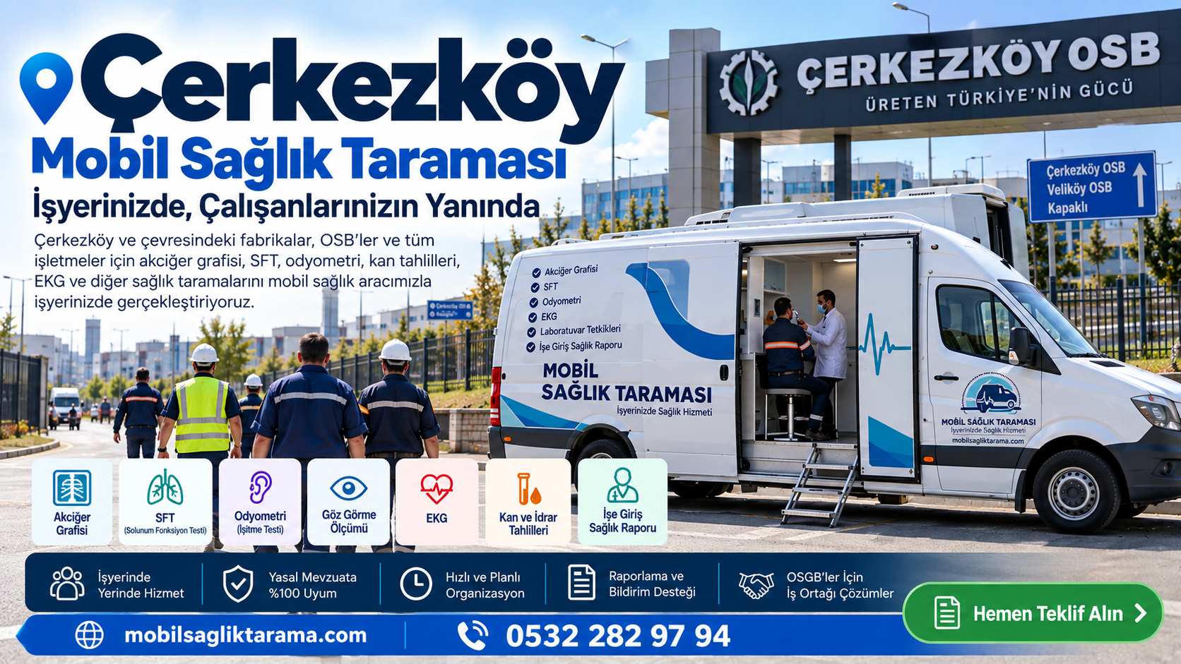 Çerkezköy Mobil Sağlık Taraması
