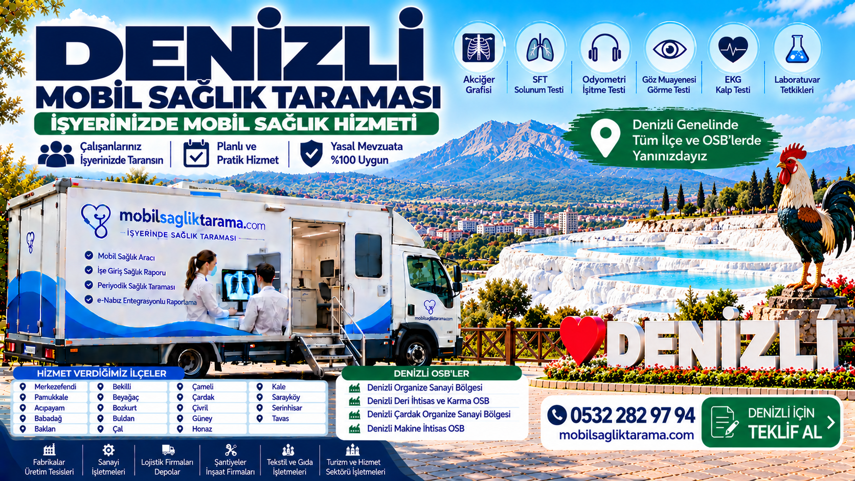 Denizli Mobil Sağlık Taraması