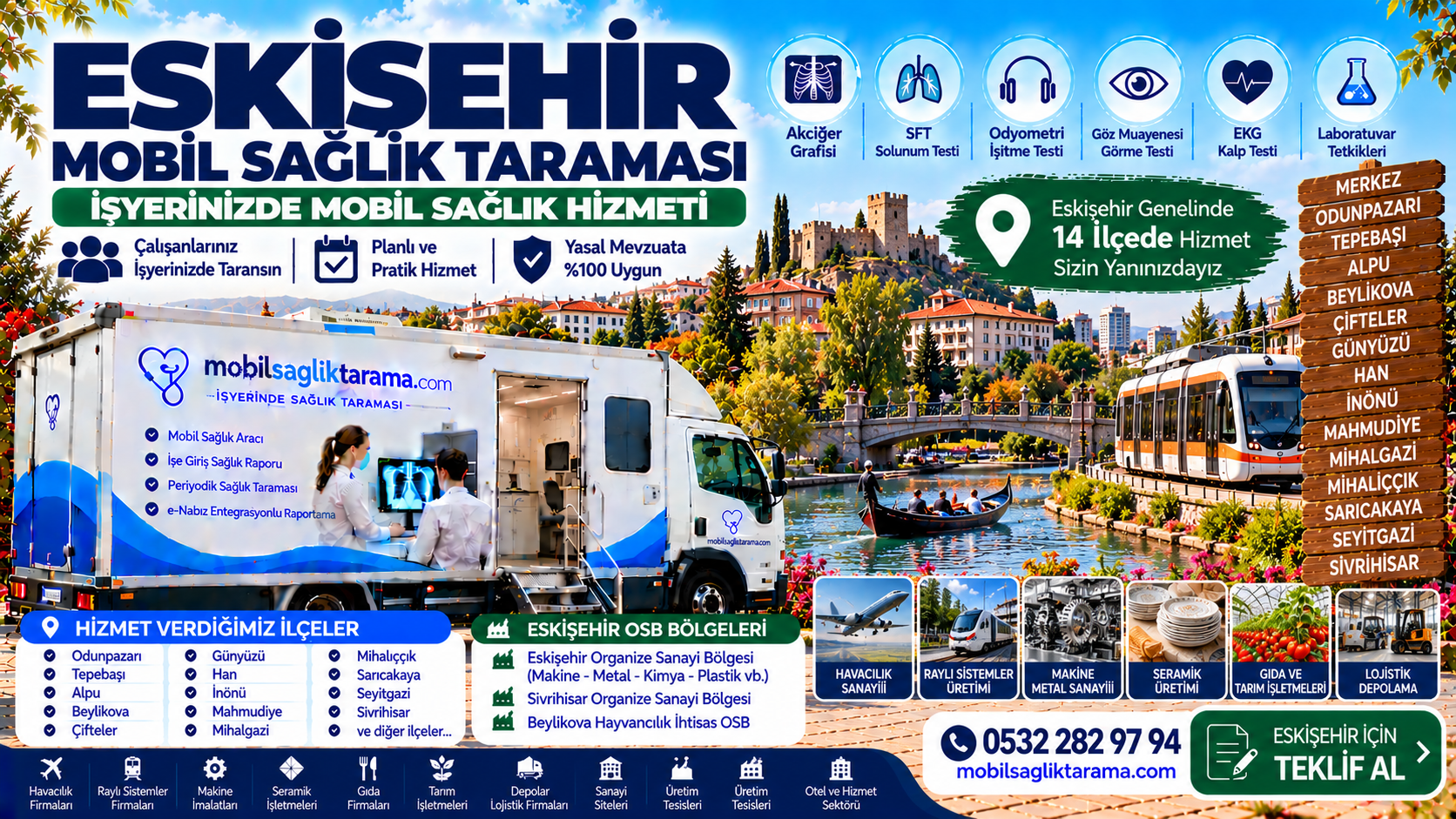 Eskişehir mobil sağlık taraması