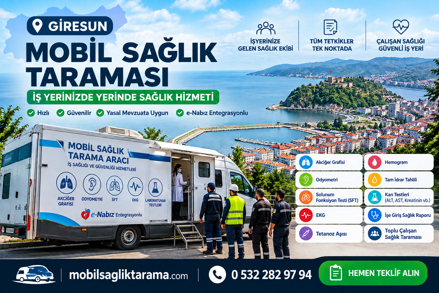 Giresun Mobil Sağlık Taraması