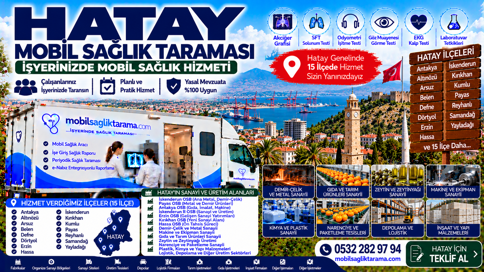 Hatay Mobil Sağlık Taraması