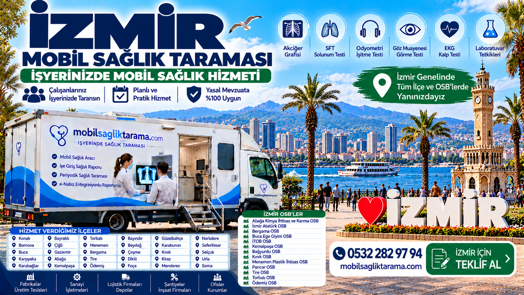 İzmir mobil sağlık taraması