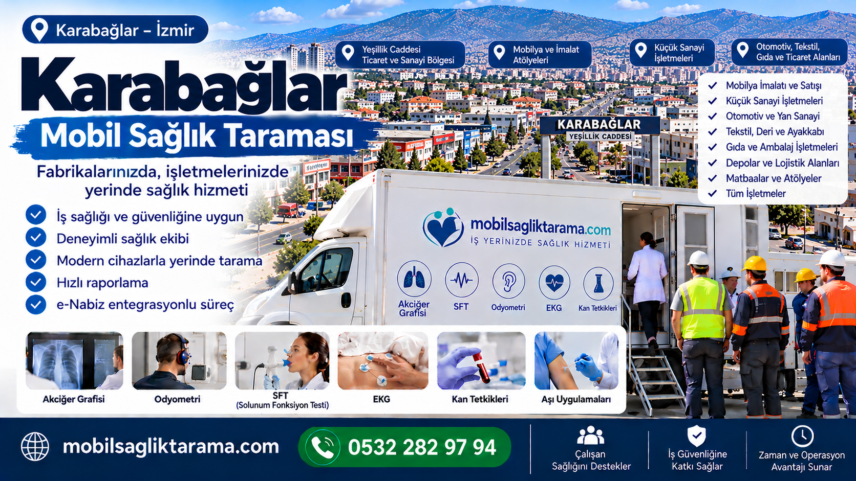 Karabağlar Mobil Sağlık Taraması 