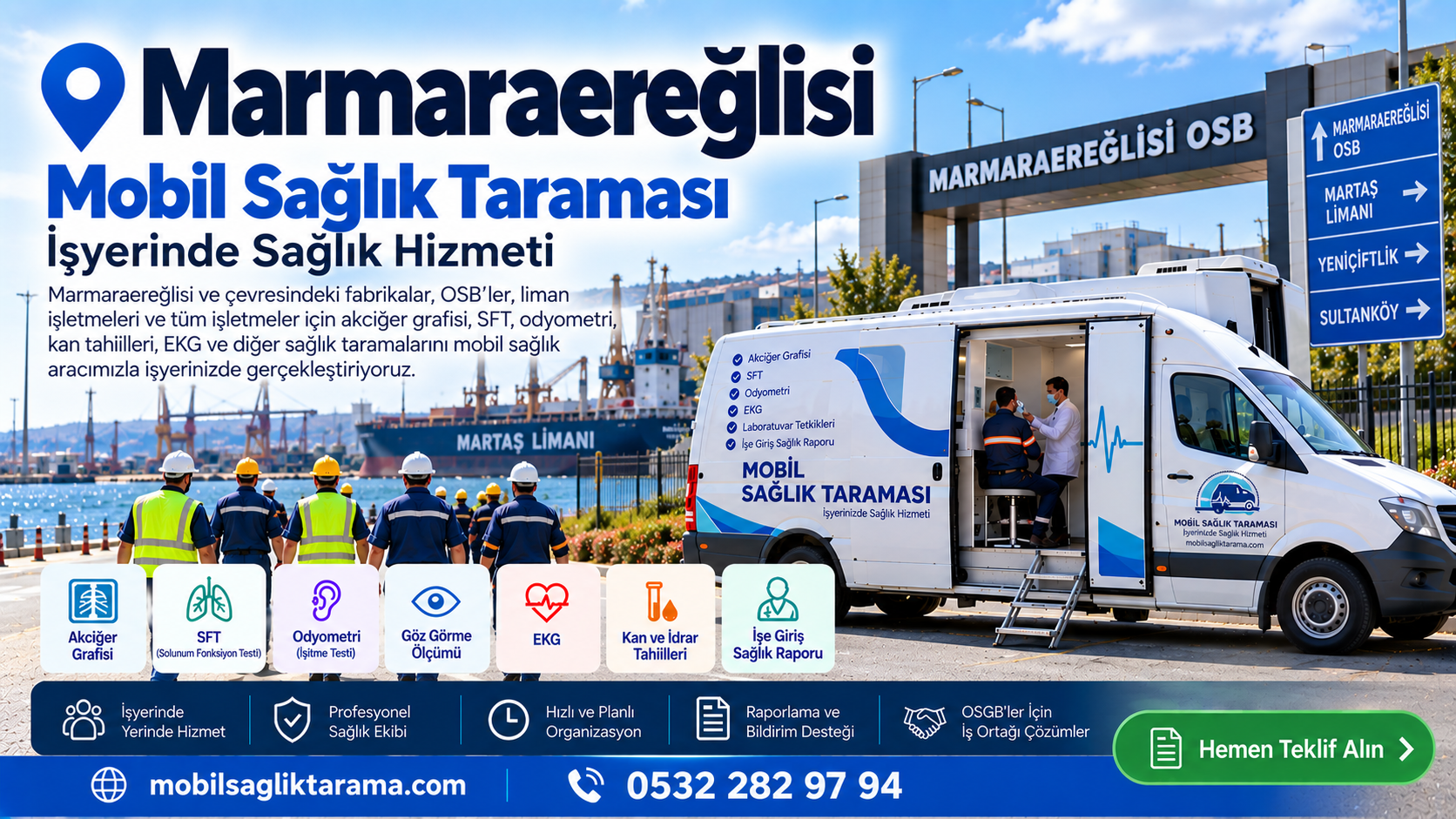 Marmaraereğlisi Mobil Sağlık Taraması