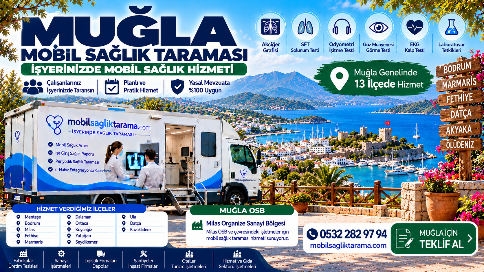Muğla Mobil Sağlık Taraması